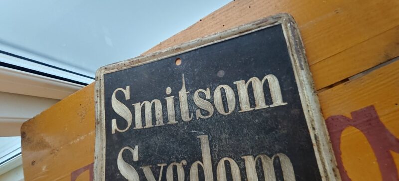 Blikskilt for Smitsom Sygdom