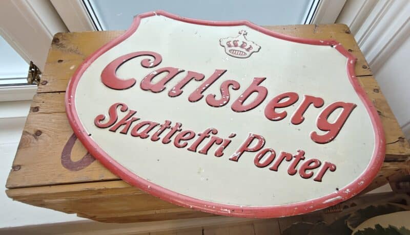 Carlsberg Skattefri Porter - Blikskilt