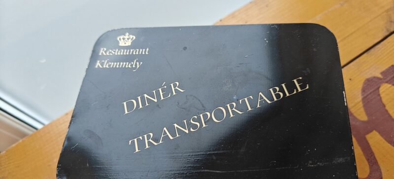 Restaurant Klemmely. Diner Transportable madkasse fra 1980erne