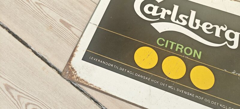 Carlsberg Citron - Blikskilt