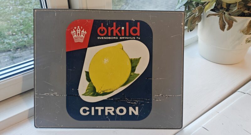 Svenborg Bryghus. Órkild - Kasseskilt. Citron